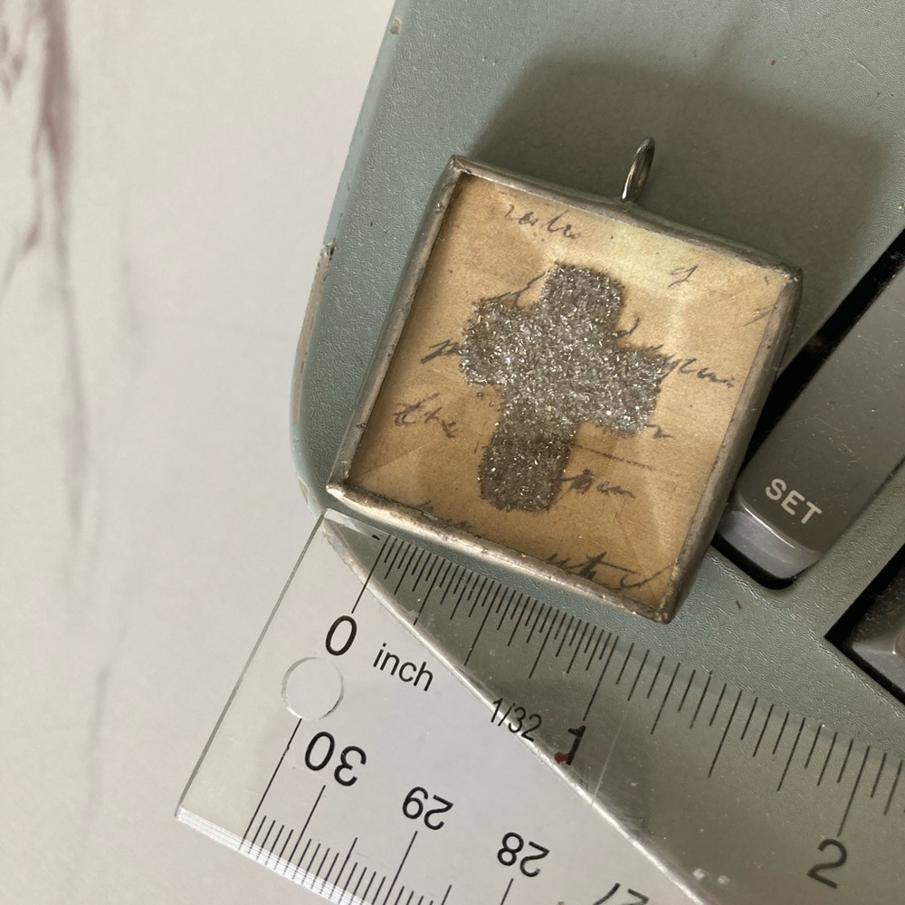 Double-sided Square Pendant